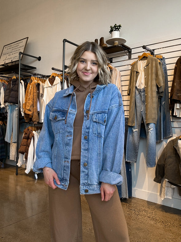 The Anya Oversized Denim Jacket