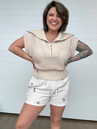 The Maisie Open Knit Sweater Vest
