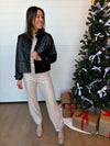 The Leah Sequin Flared Pants