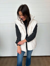 The Addy Oversized Drawstring Puffer Vest