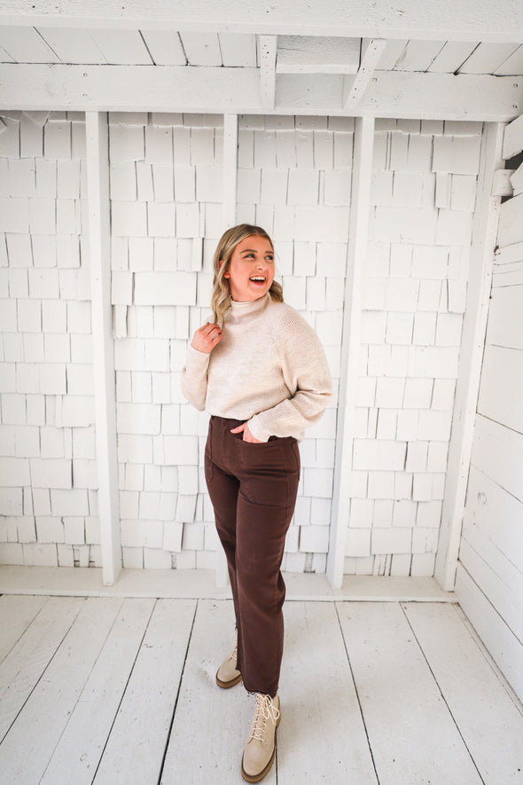 The Kassidy High Rise Wide Leg Utility Pant