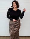 The Izabel Leopard Skirt