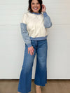 The Meg High Rise FabAb Wide Leg Jeans - Milestone