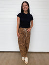 The Nyssa Leopard Print Barrel Pants