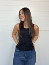 thread and supply ribbed scoop neck tank top edlin tank