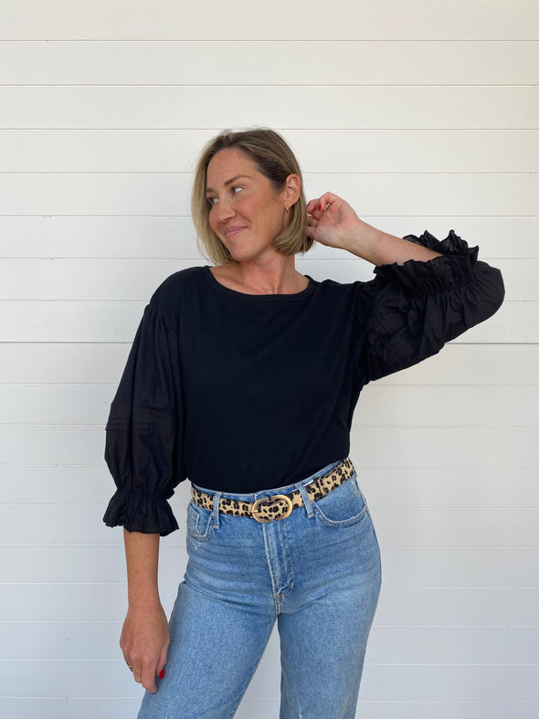The Robbie Balloon Sleeve Blouse