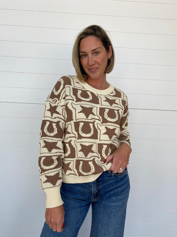 The Phoenix Western Pullover Sweater