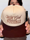 The With God All Things Are Possible Hat