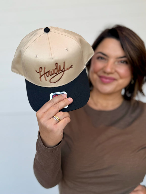 The Howdy Embroidered Trucker Hat