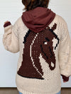 The Cheyenne Horse Cardigan