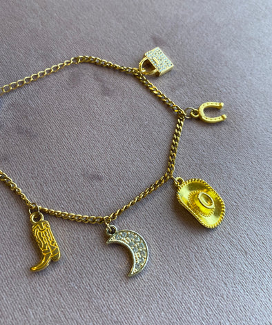 Western charm bracelet
