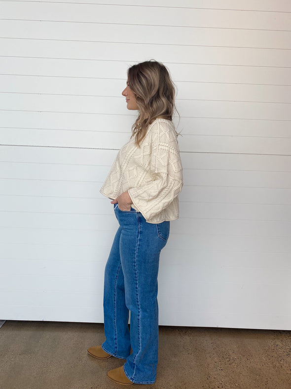 The Kensie Full Length Straight Jeans