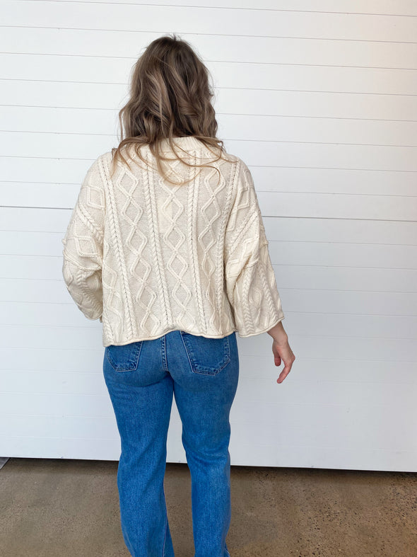 The Lyssa Cable Knit Sweater