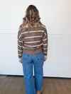 The Chelsie Collared Stripe Sweater