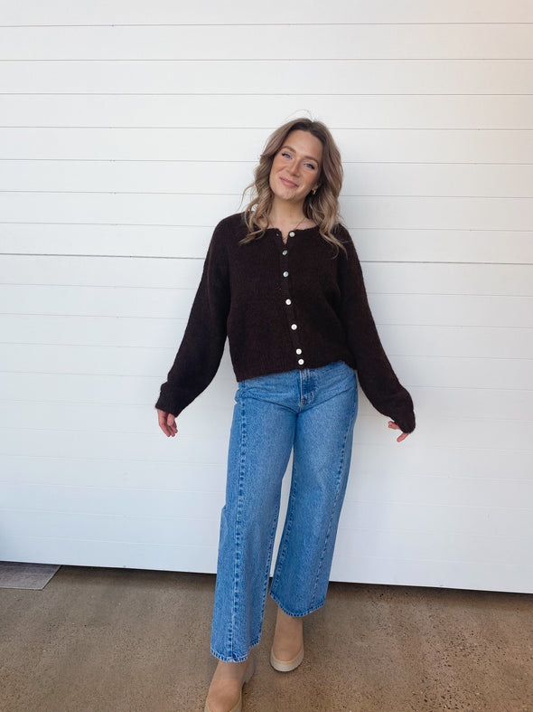 The Lucia Button Up Sweater