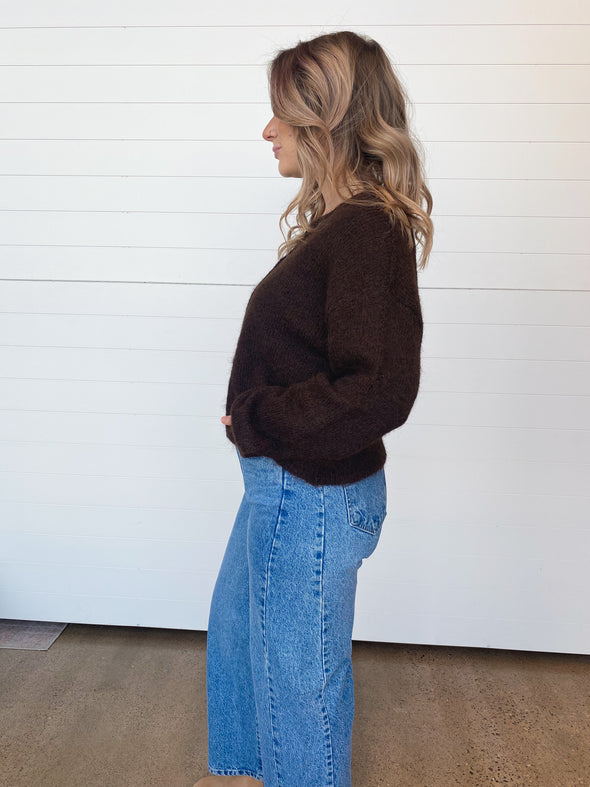 The Lucia Button Up Sweater