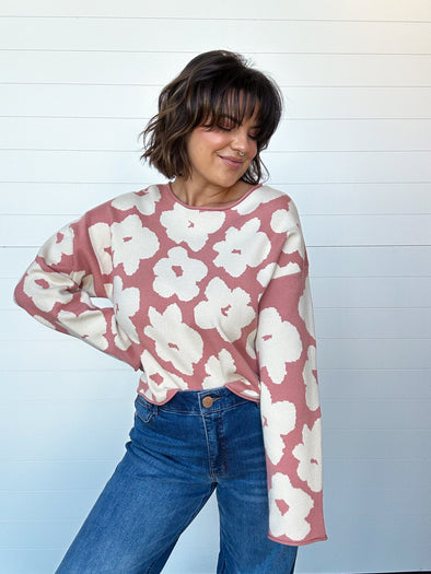 The Savannah Floral Sweater