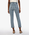 The Elizabeth High Rise Crop Straight Jeans - Supported