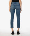 The Catherine High Rise Crop Straight Jeans - New Wash