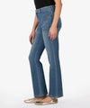 kut from the kloth kelsey high rise ankle flare inspiration wash patch pockets