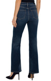 liverpool lucy high rise bootcut 32 inseam dark bella vista wash denim