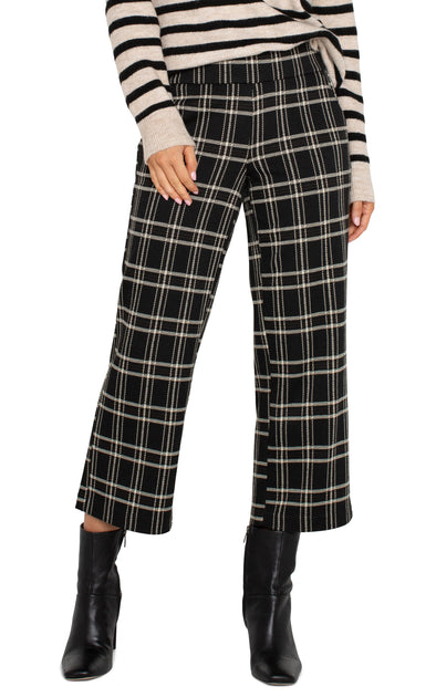 mabel pull on window pane wide leg pant liverpool