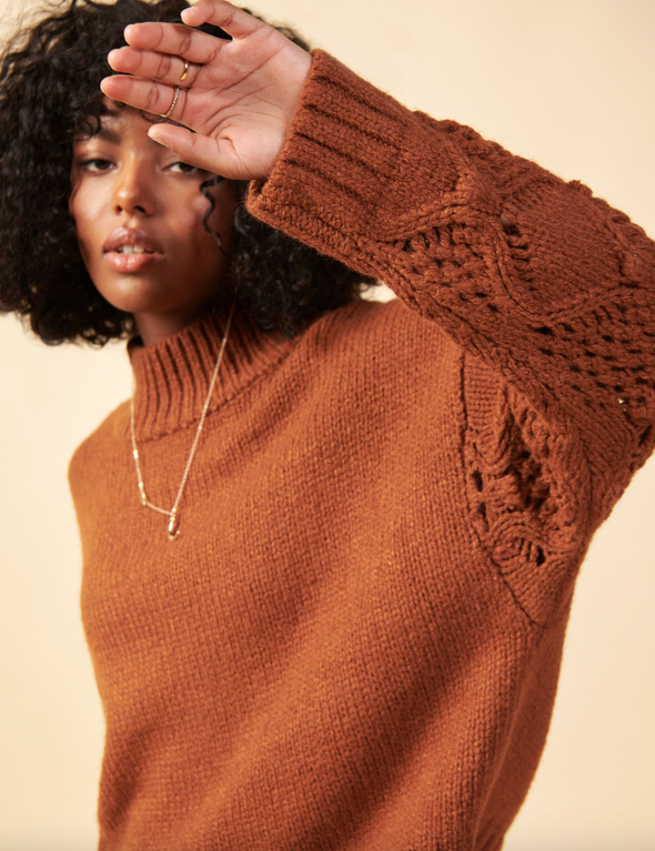 The Brigitta Chunky Knit Sweater