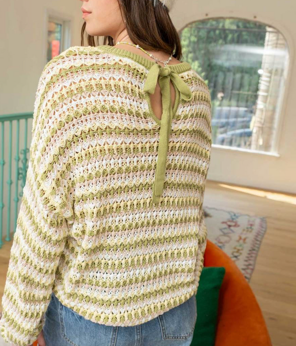 The Ruthie Open Knit Sweater