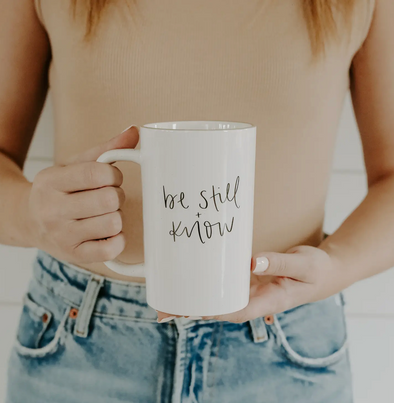 The Be Still + Know Coffee Mug