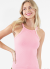 The Hollie High Neck Ribbed Tank