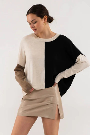 The Lacey Colorblocked Sweater