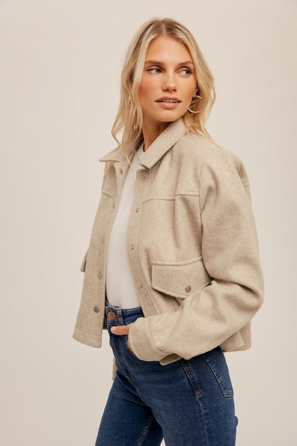 The Flora Cropped Jacket