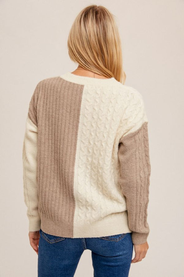 The Winona Color Block Sweater