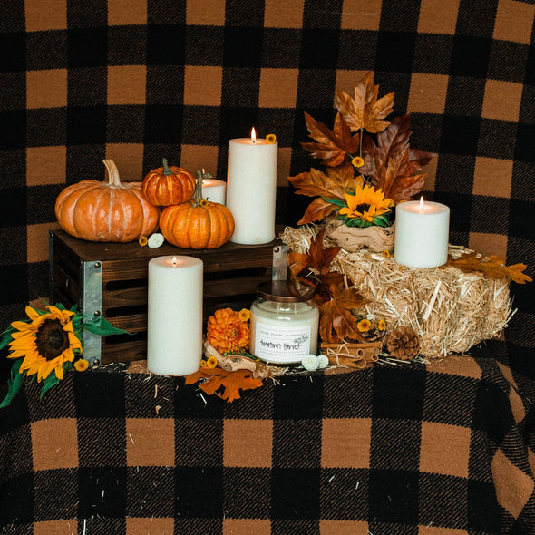 palms, psalms and prosecco hometown harvest fall soy candle