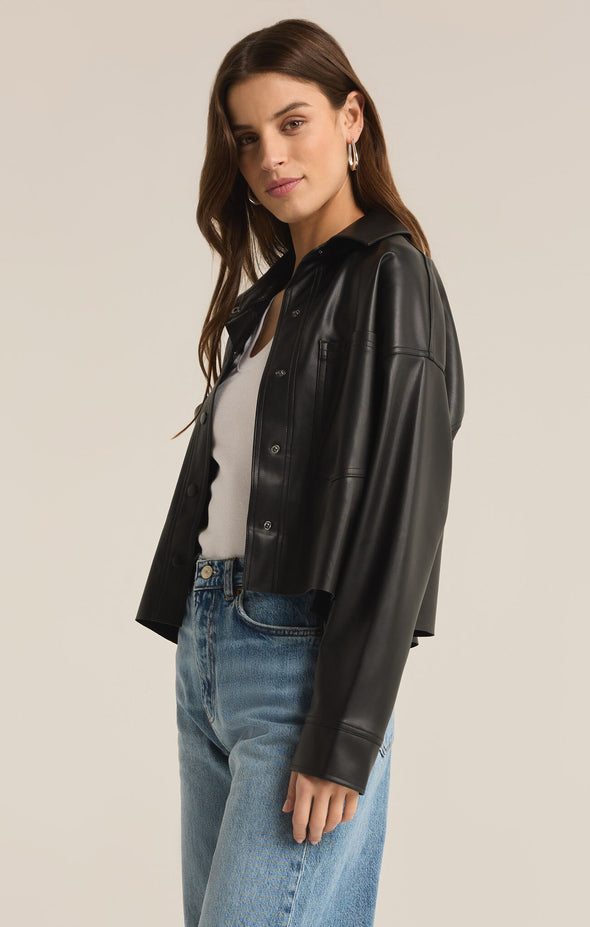 The All Day Faux Leather Jacket