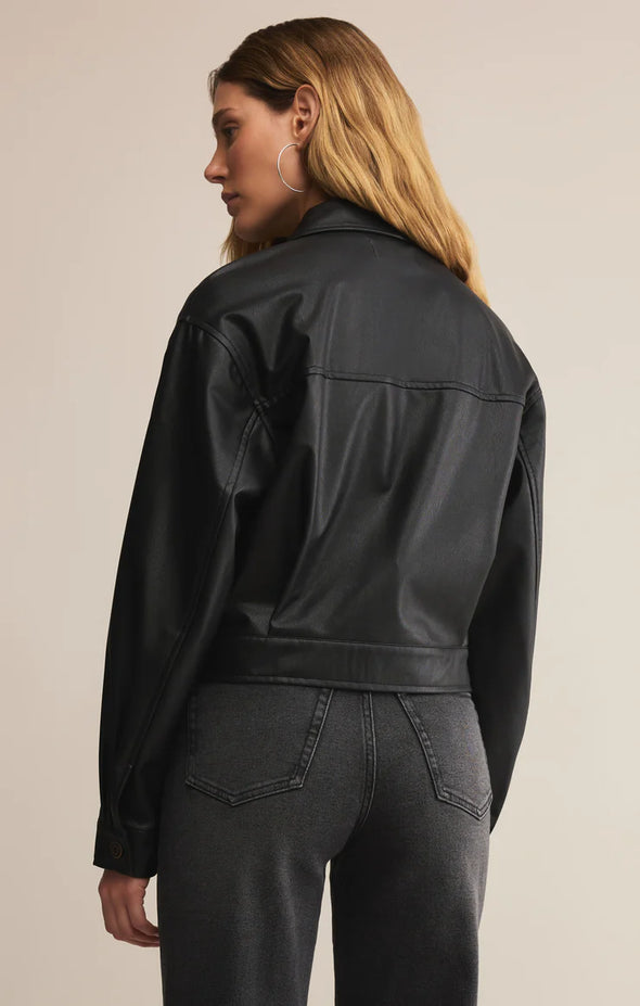 The Heritage Faux Leather Jacket