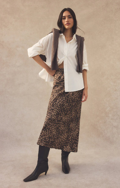 The Izabel Leopard Skirt