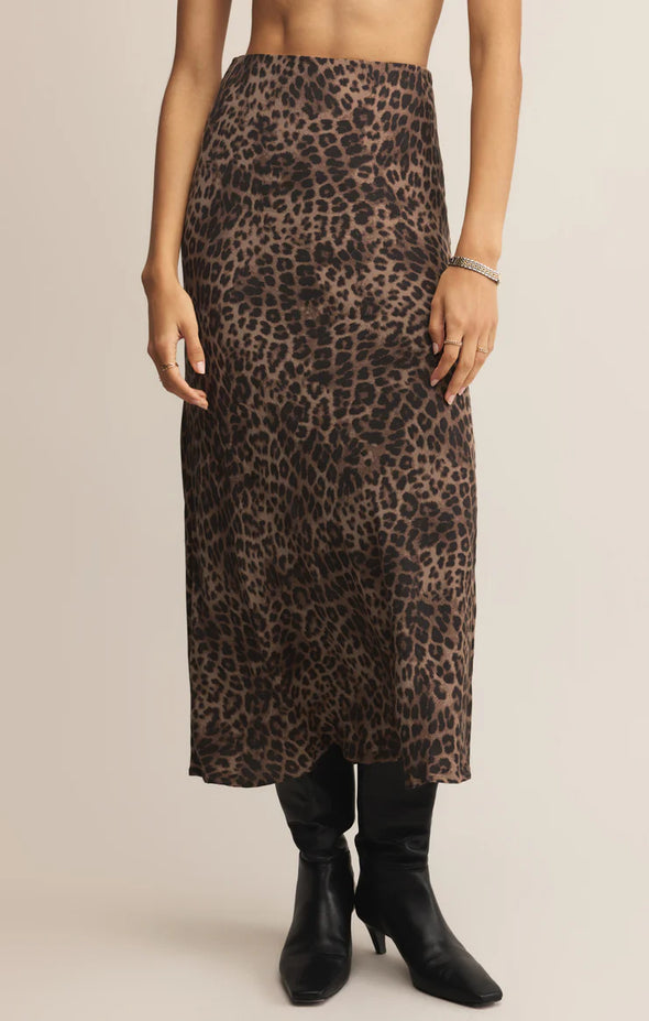 The Izabel Leopard Skirt