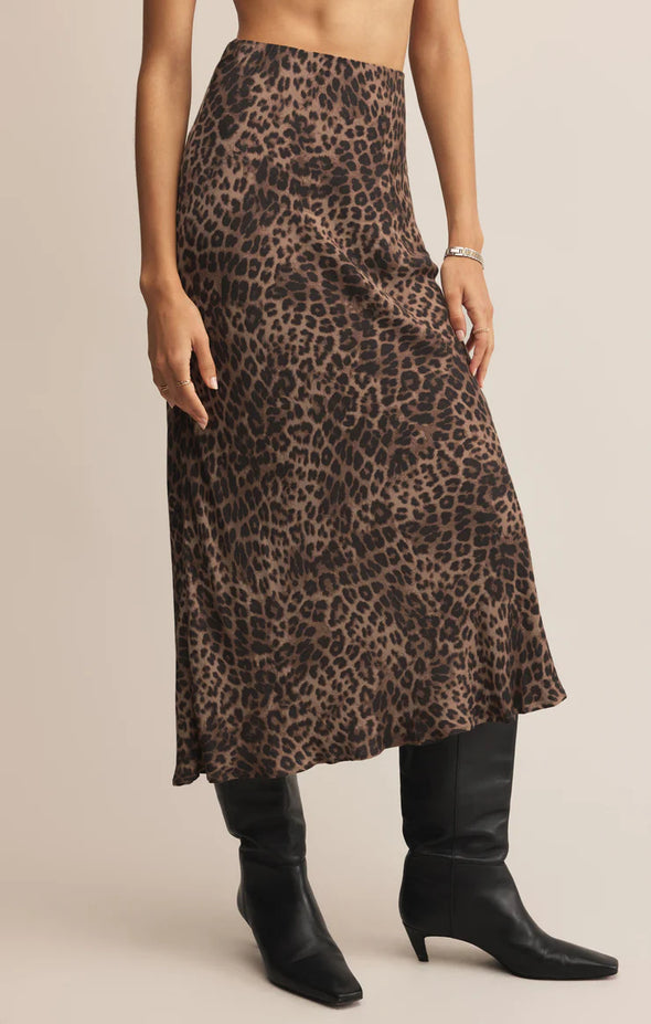 The Izabel Leopard Skirt