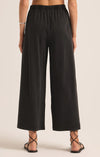 z supply scout jersey flare pant black wide leg