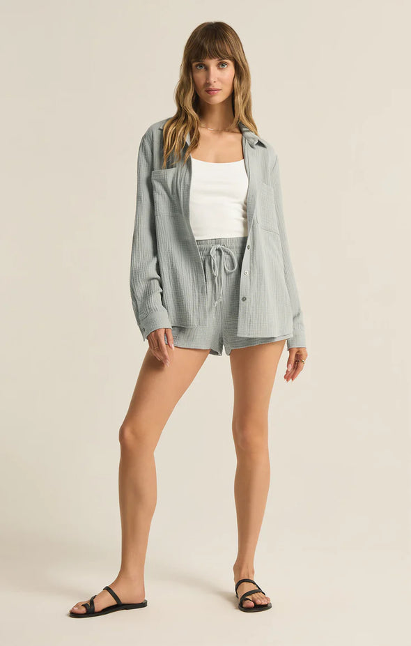 The Kaili Button Up Gauze Top