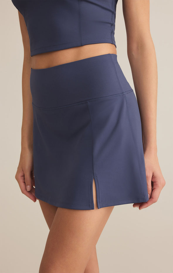 z supply never better skirt worn blue mini athletic tennis skort