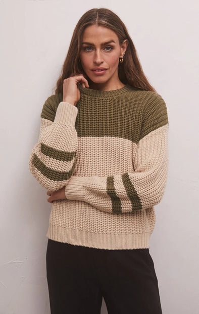 The Lyndon Color Block Sweater