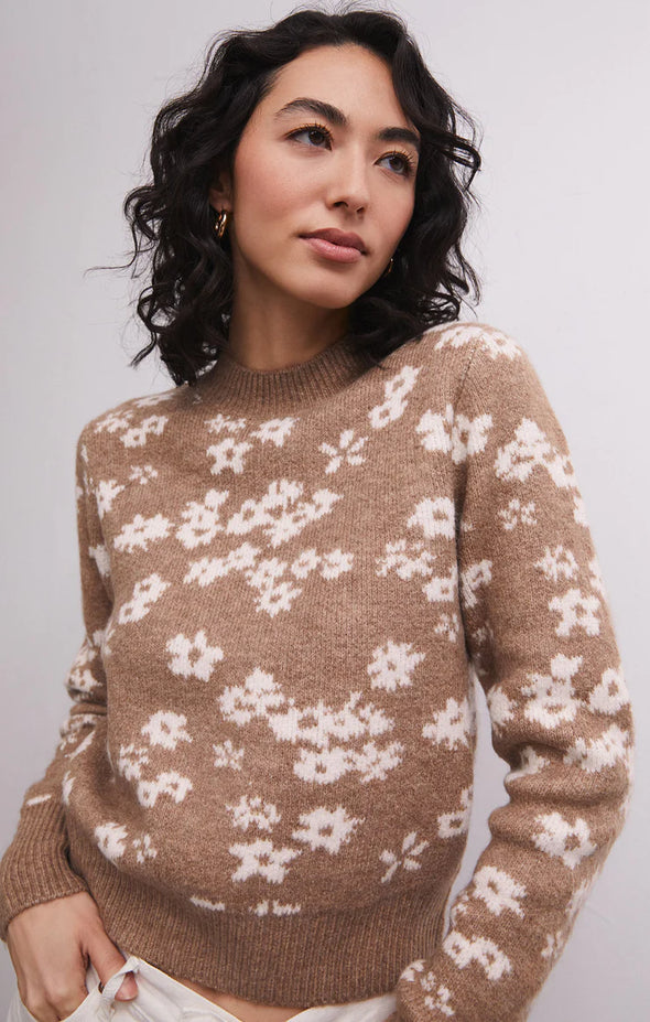 The Tory Floral Sweater