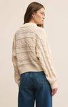 z supply arctic cable sweater warm white