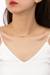 The Adalee Dainty Pearl Necklace