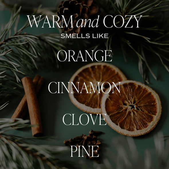 The Warm + Cozy 11 oz. Fluted Soy Candle