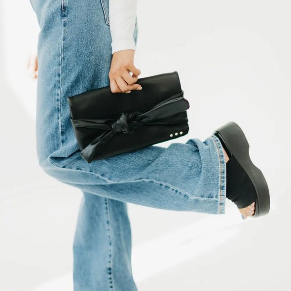 The Billie Bow Clutch Crossbody Bag