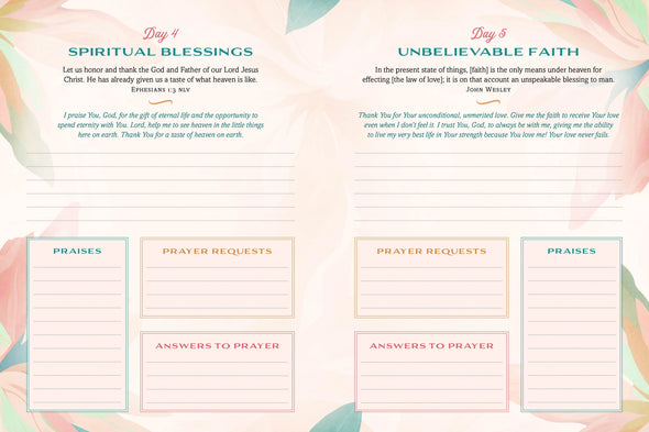 The A Year of God's Goodness Prayer + Praise Tracker Book