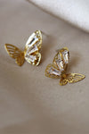 The Kallope Butterfly Crystal Stud Earrings